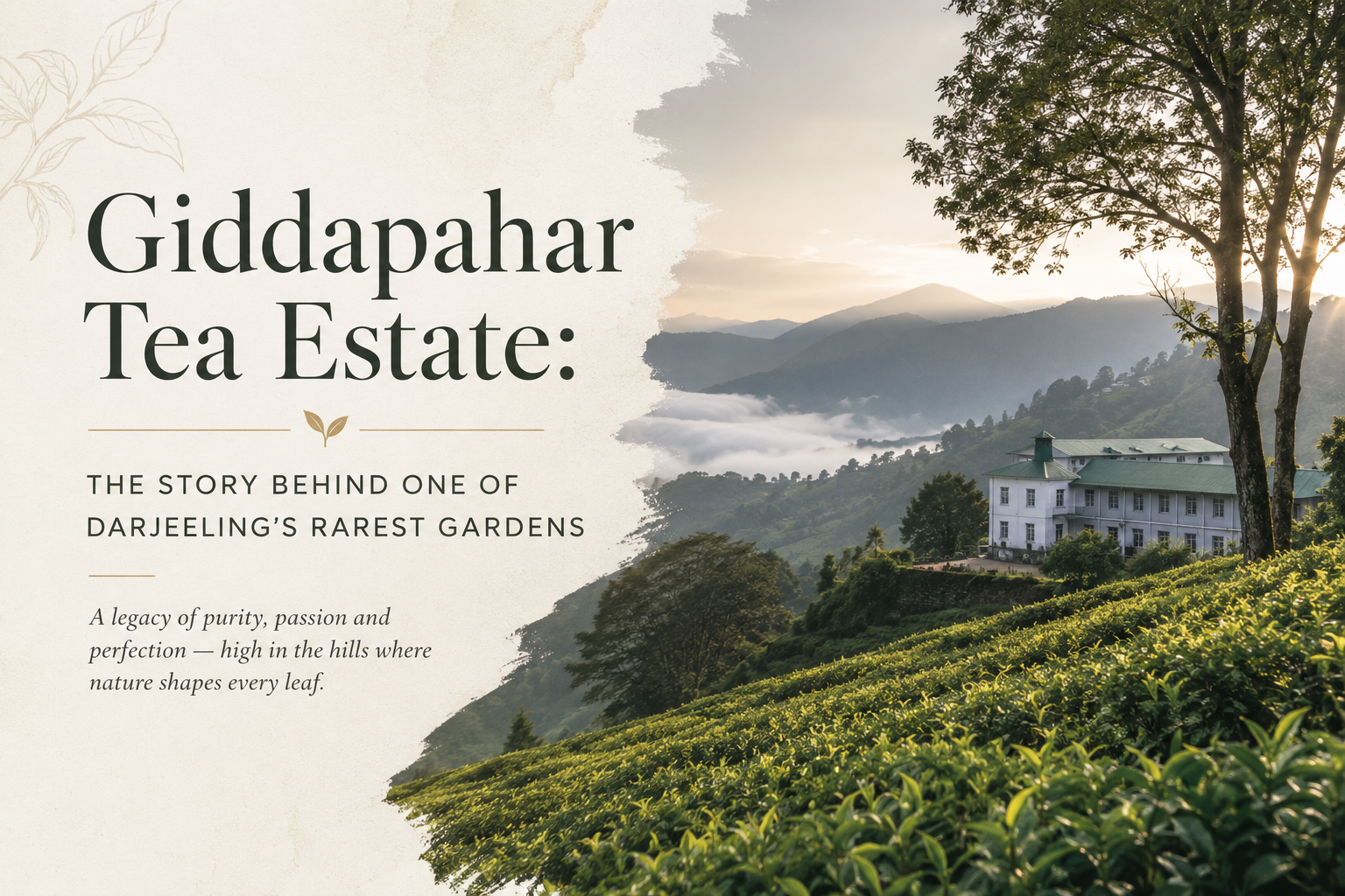 Giddapahar Tea Estate: The Story Behind One of Darjeeling's Rarest Gardens - Mayukh
