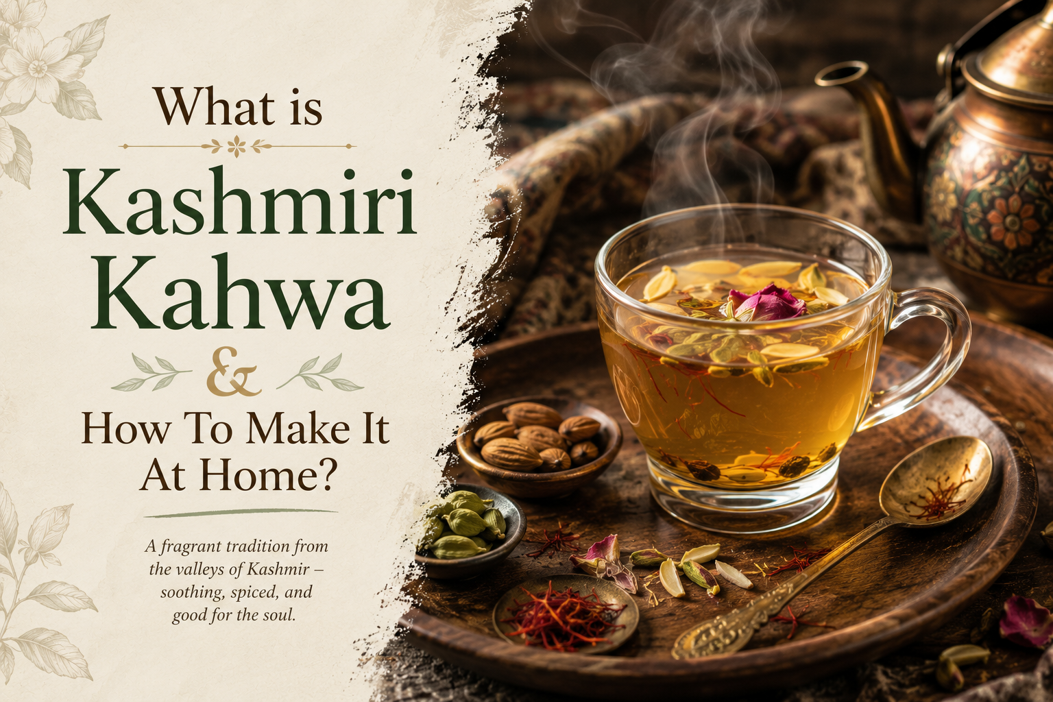 What is Kashmiri Kahwa & How To Make It At Home? - Mayukh