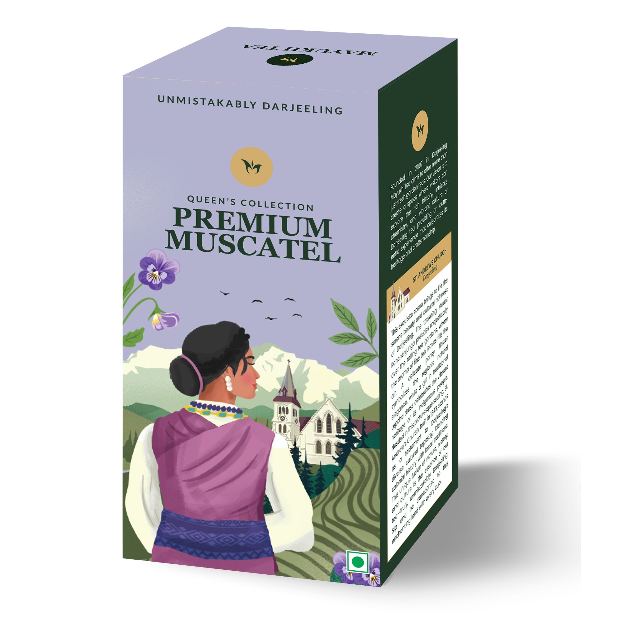 Darjeeling Muscatel Second Flush long leaf tea, aromatic and full-bodied, perfect for connoisseurs