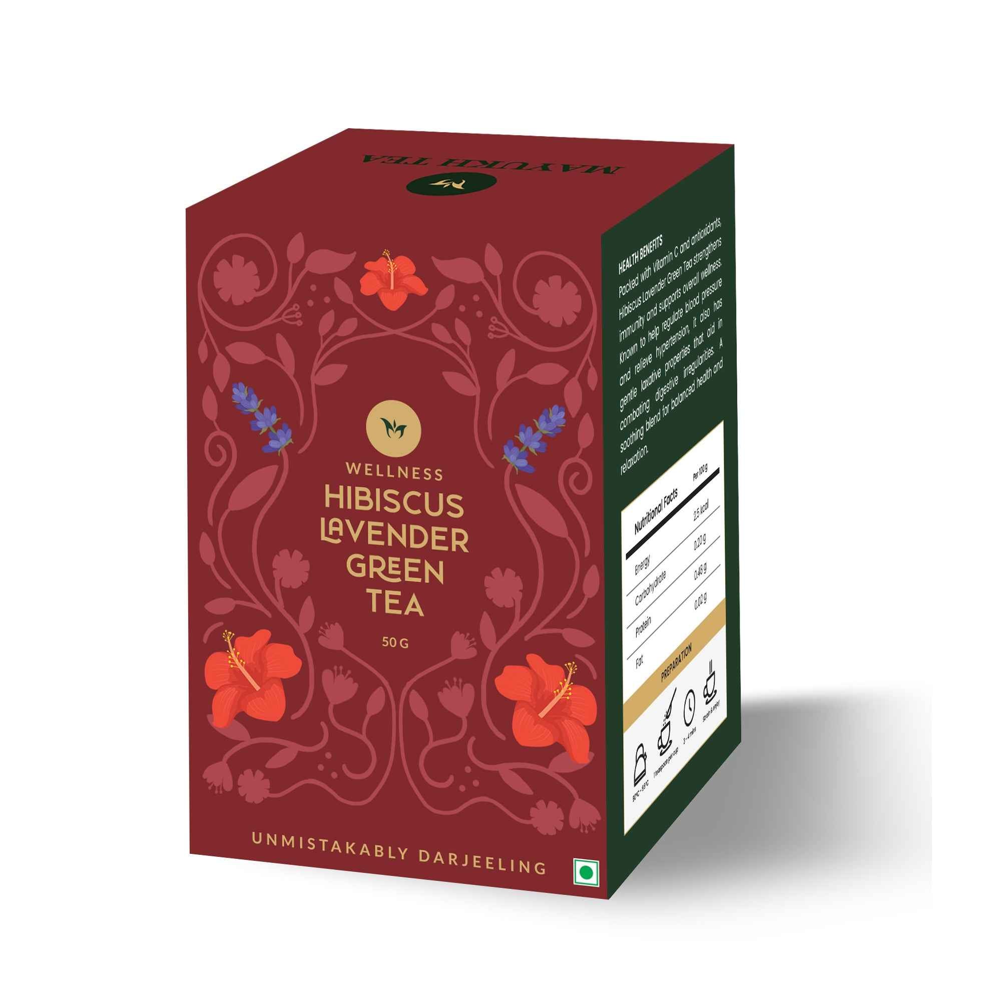 Hibiscus Lavender Green Tea - Mayukh