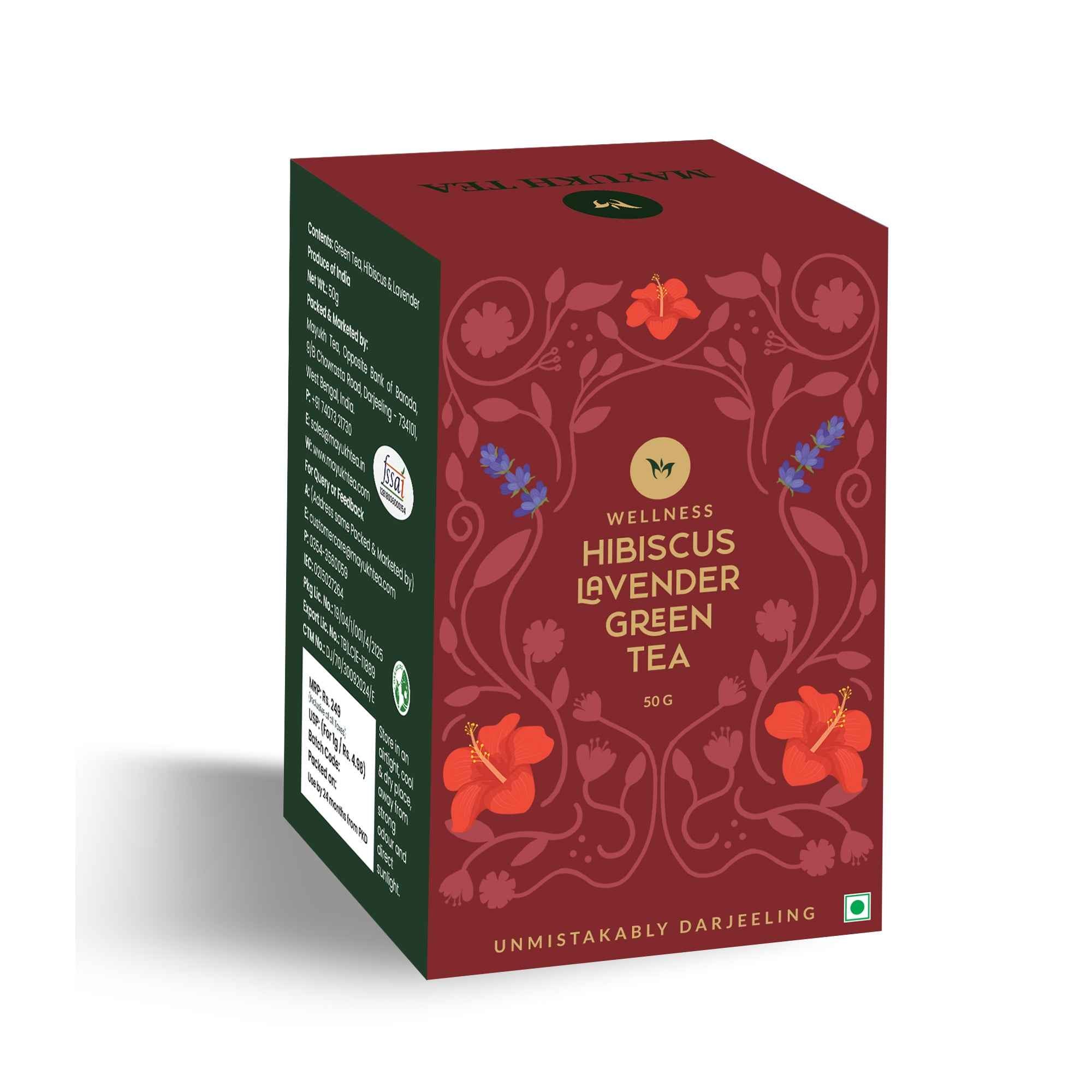 Hibiscus Lavender Green Tea - Mayukh
