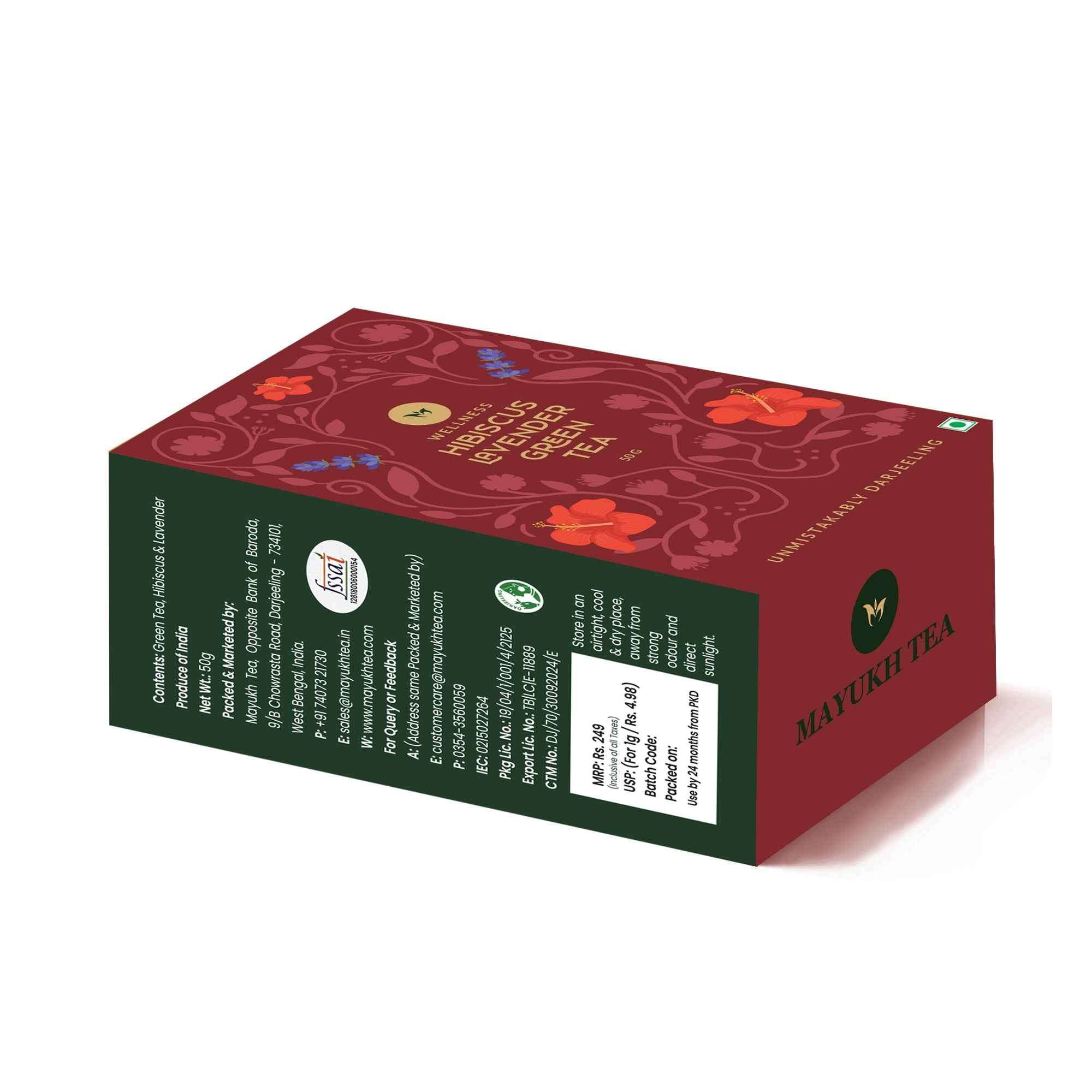 Hibiscus Lavender Green Tea - Mayukh
