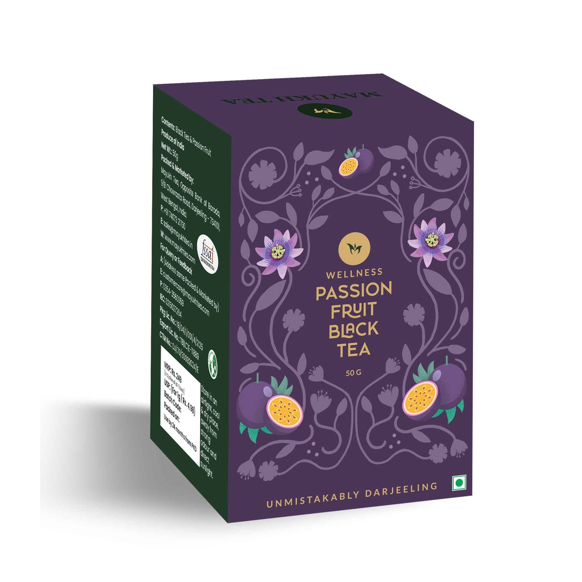 Passion Fruit Black Tea - Mayukh