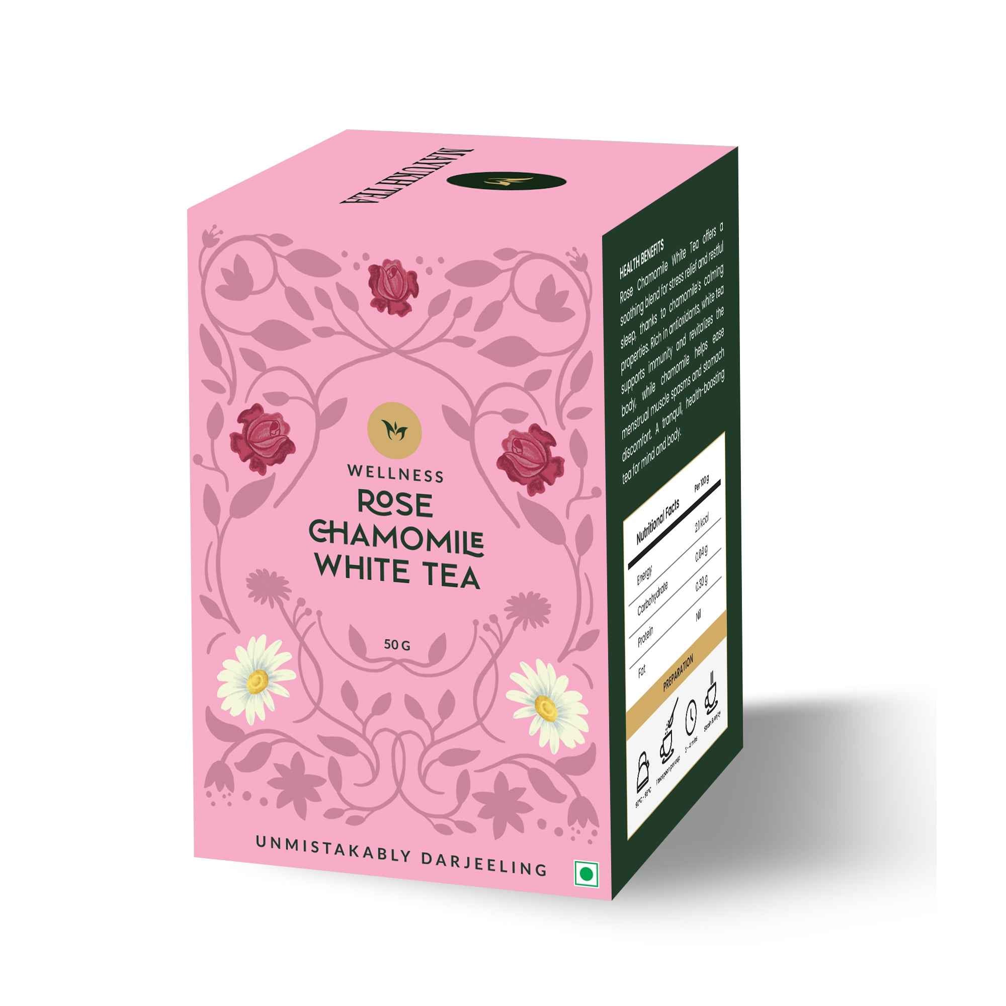 Rose Chamomile White Tea - Mayukh